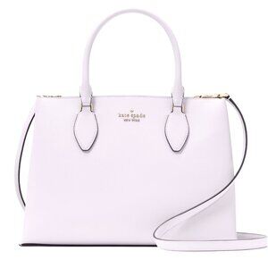 New Kate Spade Rae Medium Satchel Saffiano Lilac Moonlight